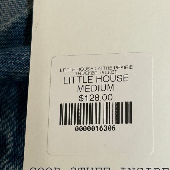 Levi's Little House on the Prairie Trucker Jean Jacket Denim Medium NO COLLAR - Picture 4 of 4